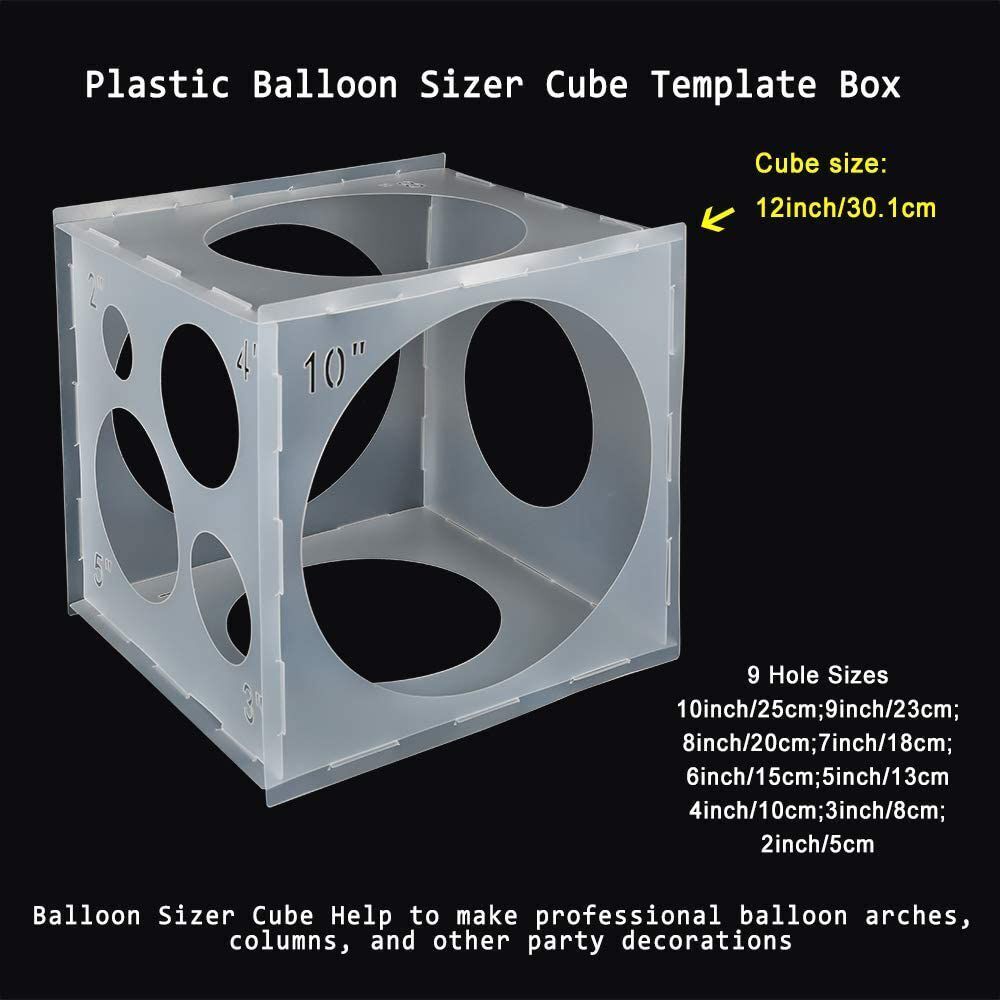 Supplies Birthday Measurement Tool Balloon Decor Balloon Sizer Box Square Case