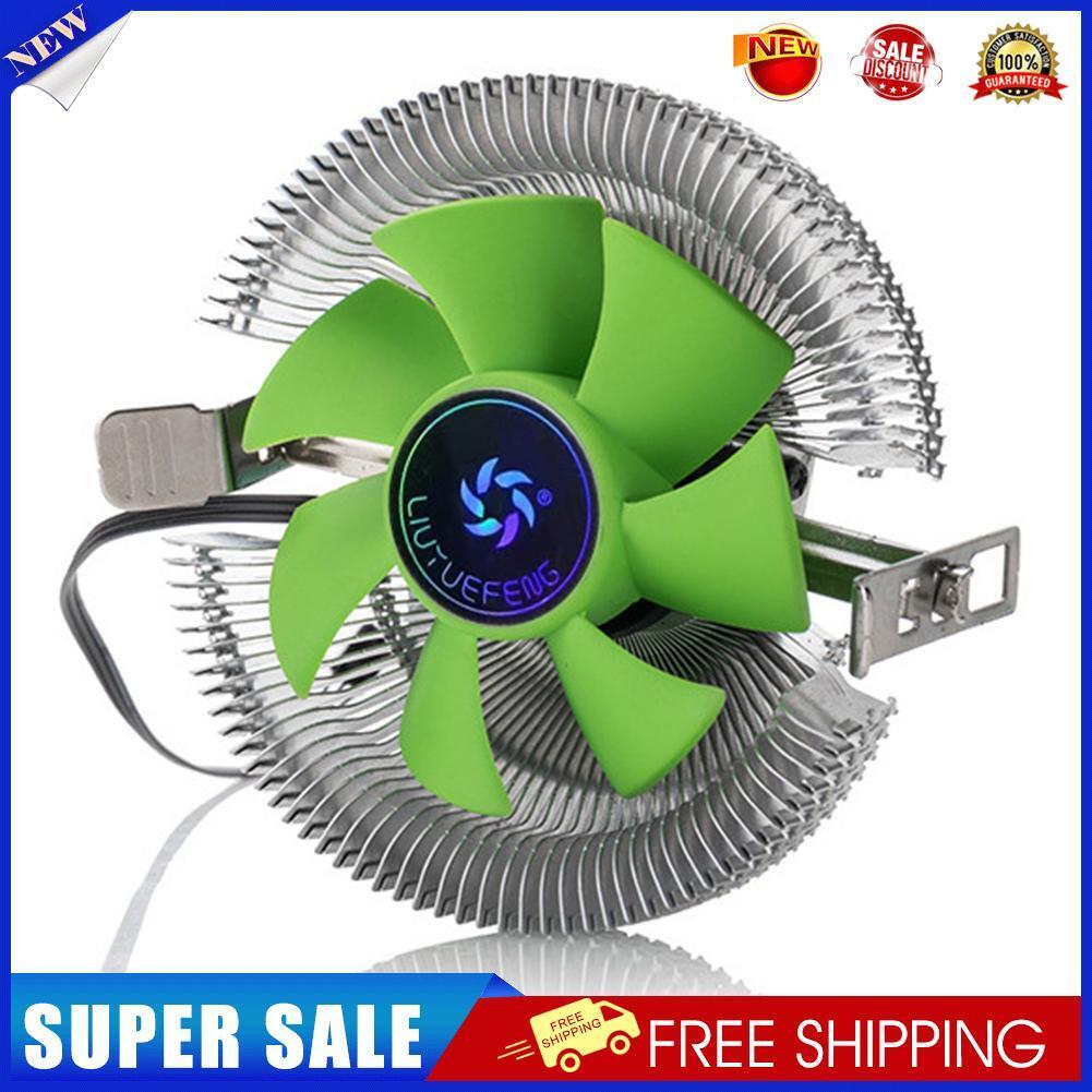 CPU Cooler Heatsink for LGA 775/1150 1151 3Pin Fan Cooling Silent Radiator