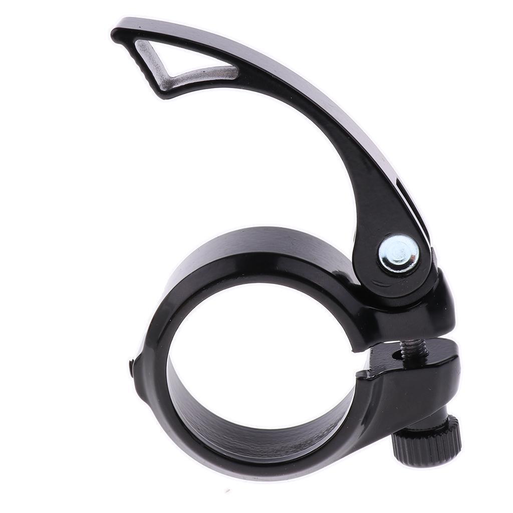 Aluminum  Alloy MTB BMX Bike Seat Post Clamp Quick Release Ultralight Bike Tube