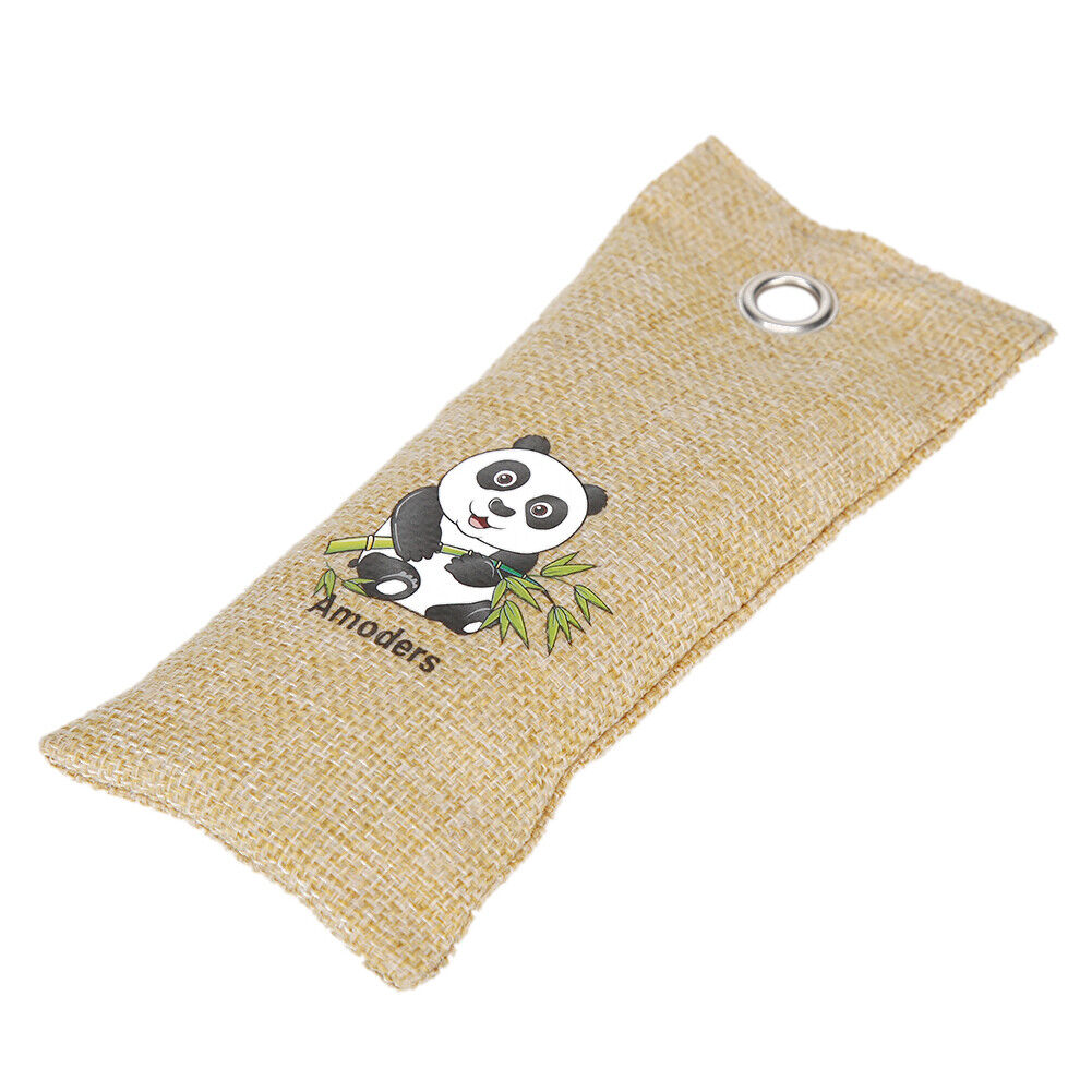 Panda Bamboo Charcoal Bag Closets Car Air Purification Deodorant (Coffee)