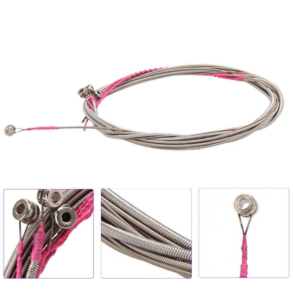 Set/4pcs Stainless Steel Nickel-plated Gauge Strings for Bass Guitar