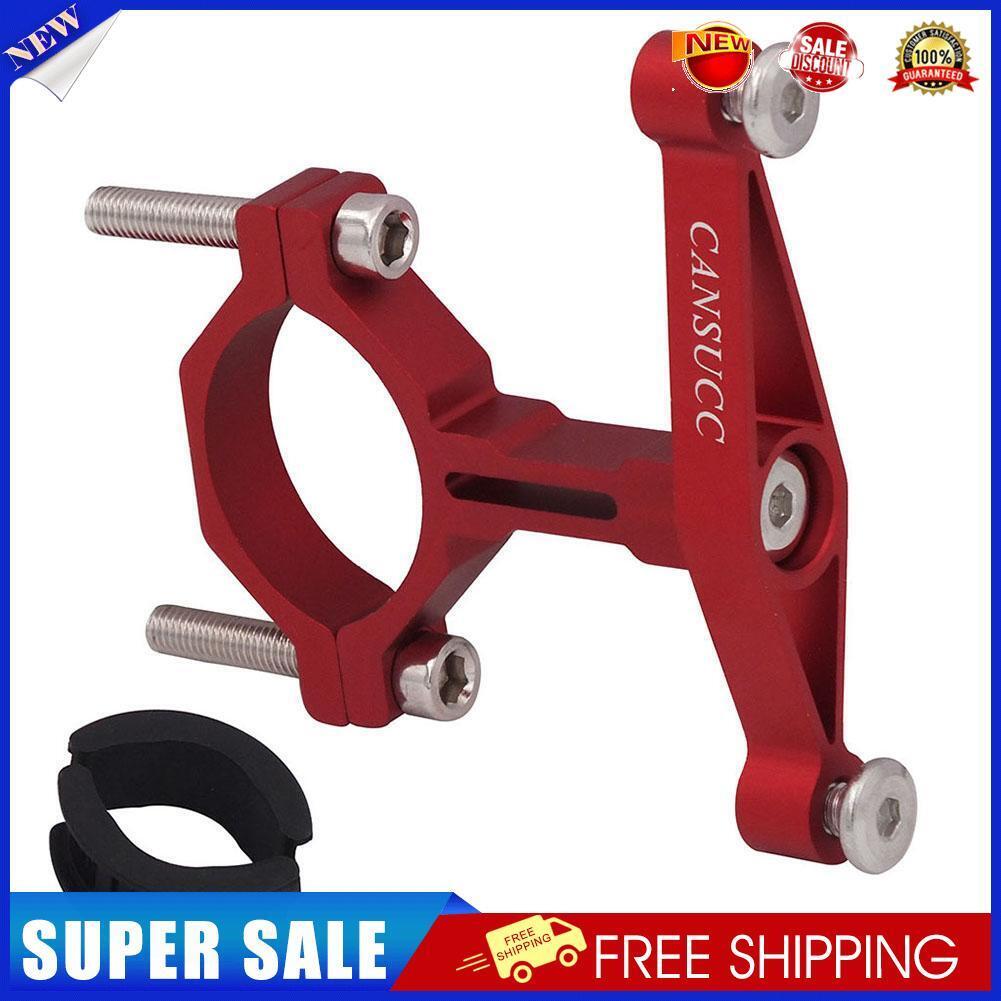 CANSUCC MTB Bike Water Bottle Cage Adapter Kettle Holder Clamp Rack (Red)