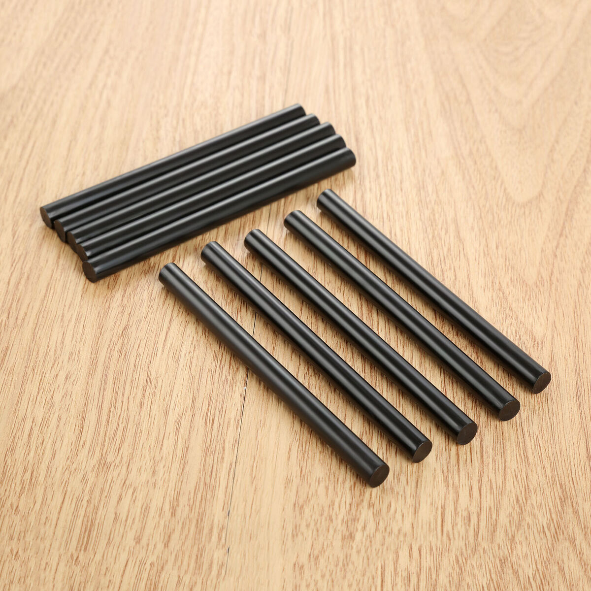 10Pcs DIY Repair Hot Melt Glue Gun Sticks EVA Glitter Powder Black 7mm*100mm