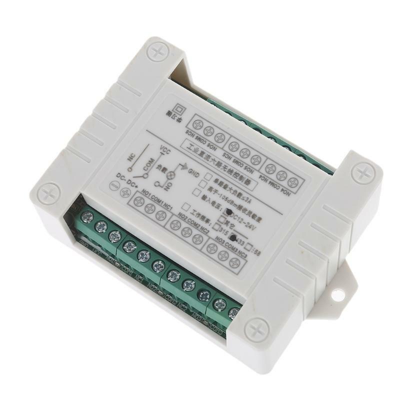 Remote Control Controller Radio Switch Transmitter Receiver DC 12V & 24V, 6 Ch
