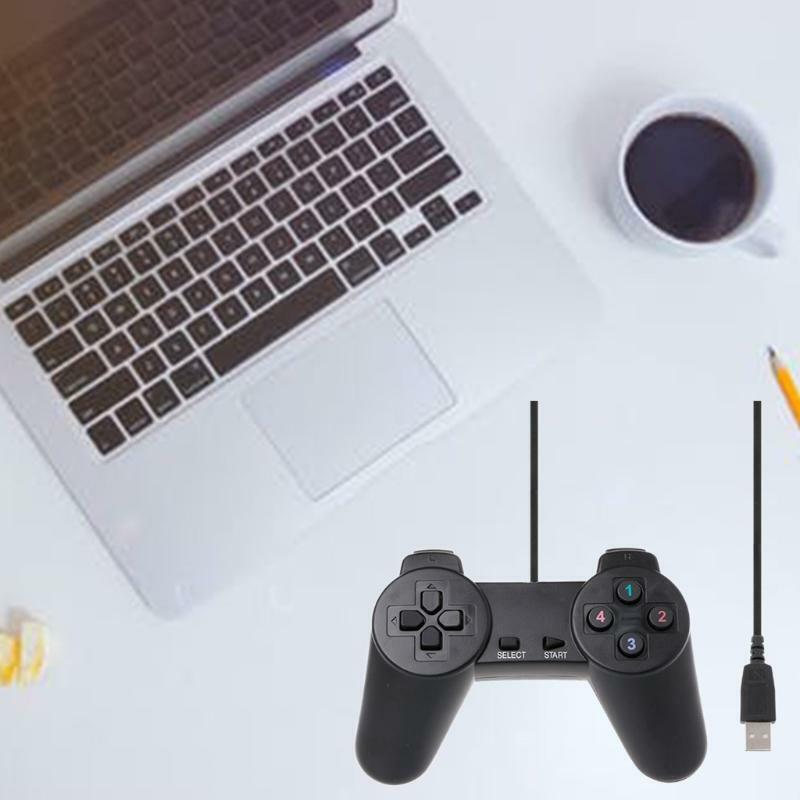 USB 2.0 Gamepad Gaming Joystick Wired Game Controller For Laptop Computer PC