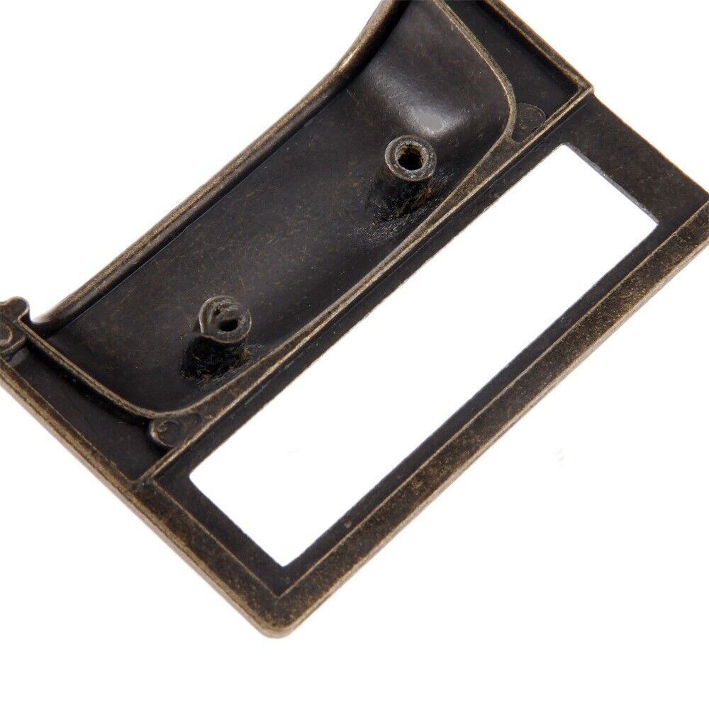 Office Library File Cabinet Drawer Tag Frame Label Holder Pull Handle 81*51mm
