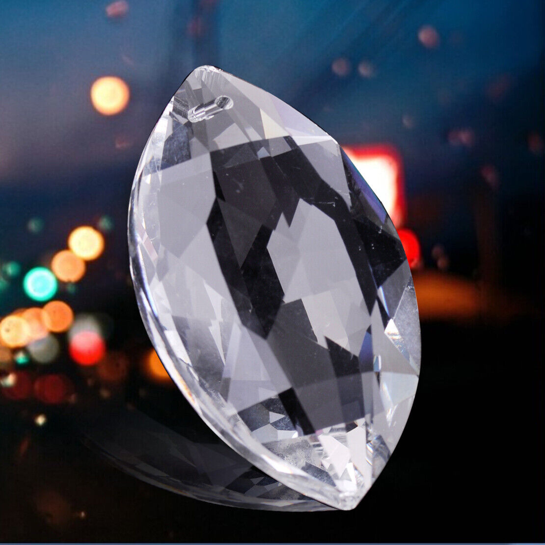 50mm Clear Crystal Pendant Prism Chandelier Lamp Lighting Glass Drop Hanging Li