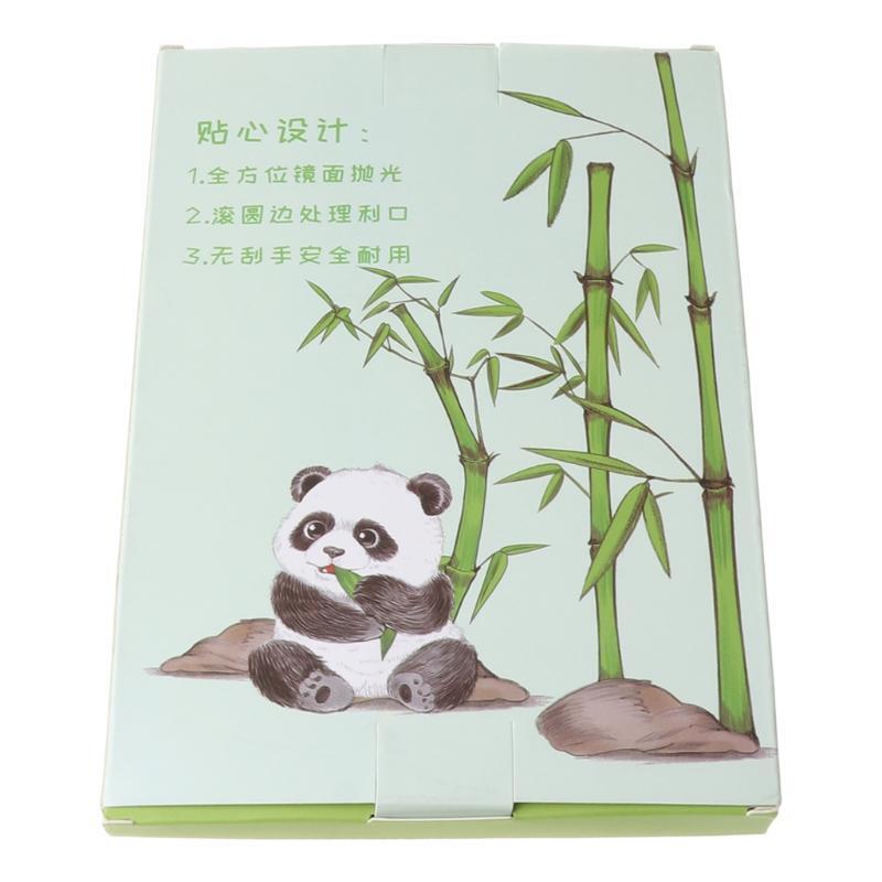 Cute Baby Mini Utensils Anti-drop Tableware for 6-14 Month Panda Pattern