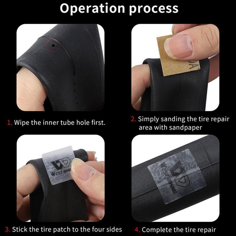 Bike Puncture Repair Rubber Patch Bike Maintenance Inner Tire Patch Repair Tool