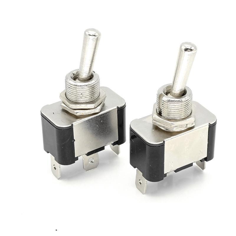 3Pcs ON-OFF-ON 3 Pin 3 Position Toggle Flicks Switch SPST 10A Auto Automotive