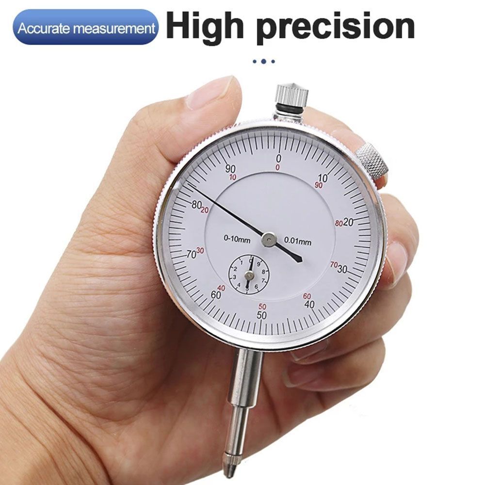 Indicator Gauge 0-10mm Meter Precise Test Gauge Dial & Test Indicators Steel