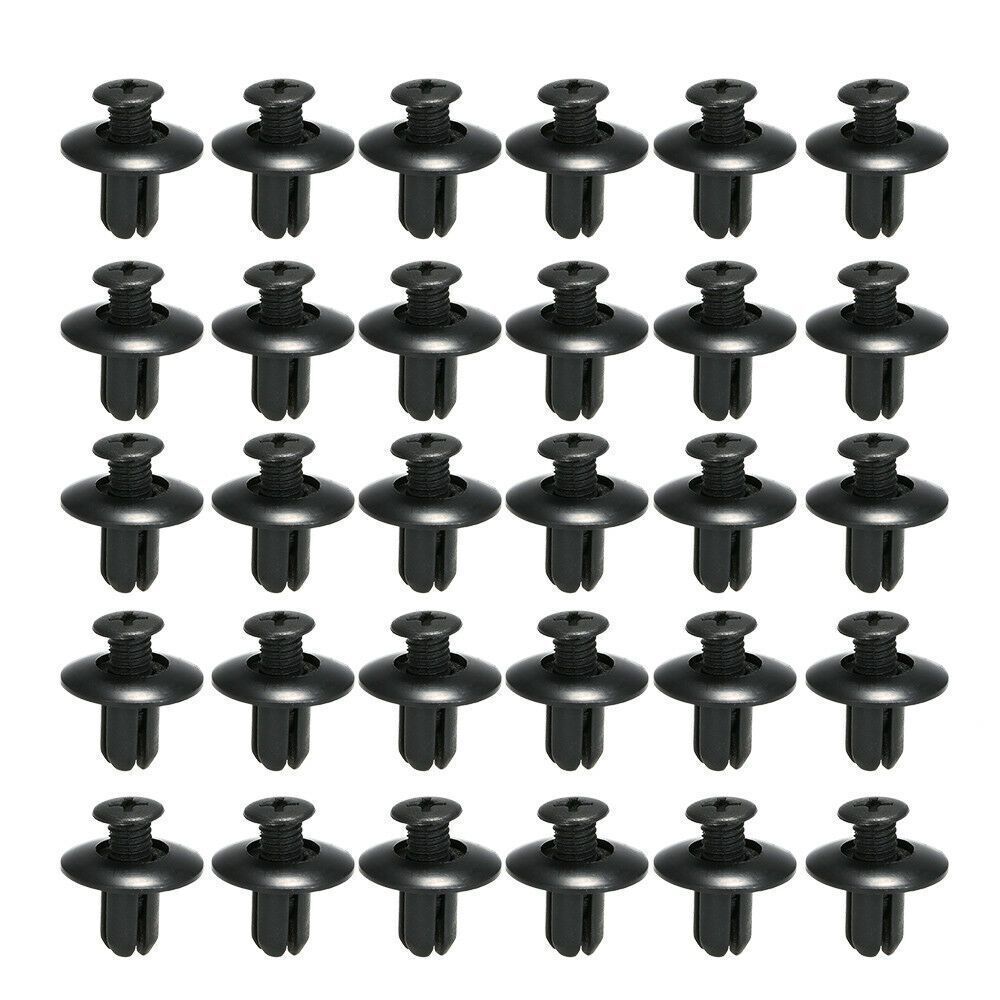 Trim Moulding Fixed Plastic Clips Auto Fastener Car Push Pin Rivet For 190Pcs