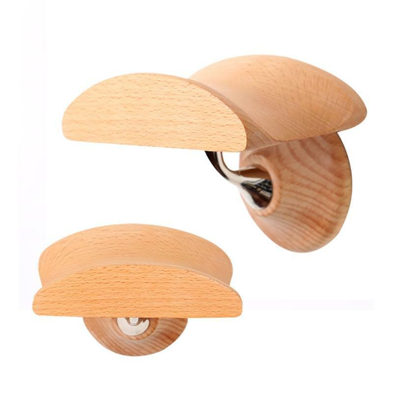 Beech Headphone Stand Headset Holder Gaming Headset Holder Wood HolderFree Punch