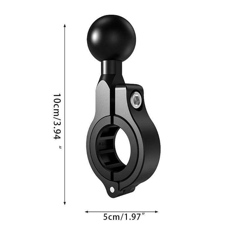 Stable Ball Base for Installing Motorbike Rear View Mirror Cellphone Holder
