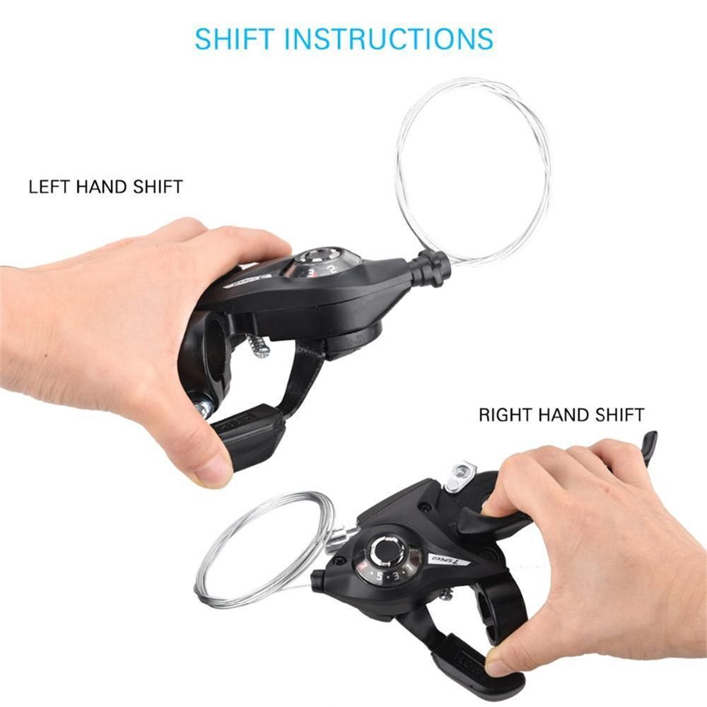 Black Durable 3 Speed V-Brake Brake Shifter Sets Speed Set Bike Accessories