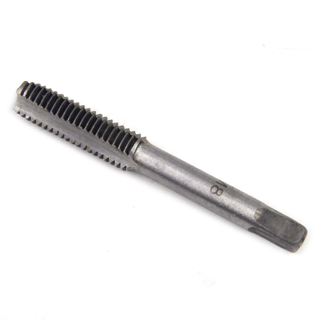 M8 1.25mm Pitch High Speed Steel Right Hand Thread Plug Tap Threading Tool Li