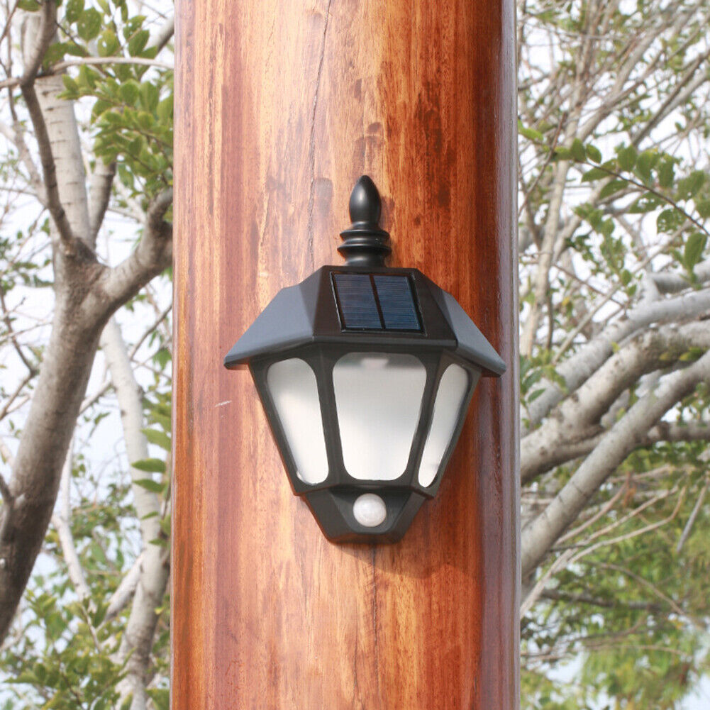 Smart Sensor Solar Wall Lamp Waterproof Outdoor Courtyard Decorative Light