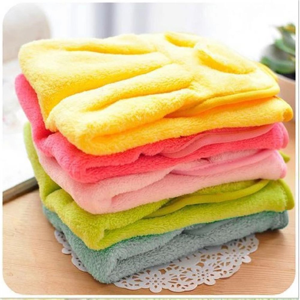 Towel Plush Toddler Soft Hanging Bathing Towel Hand Towel Baby Bath Towels Baby