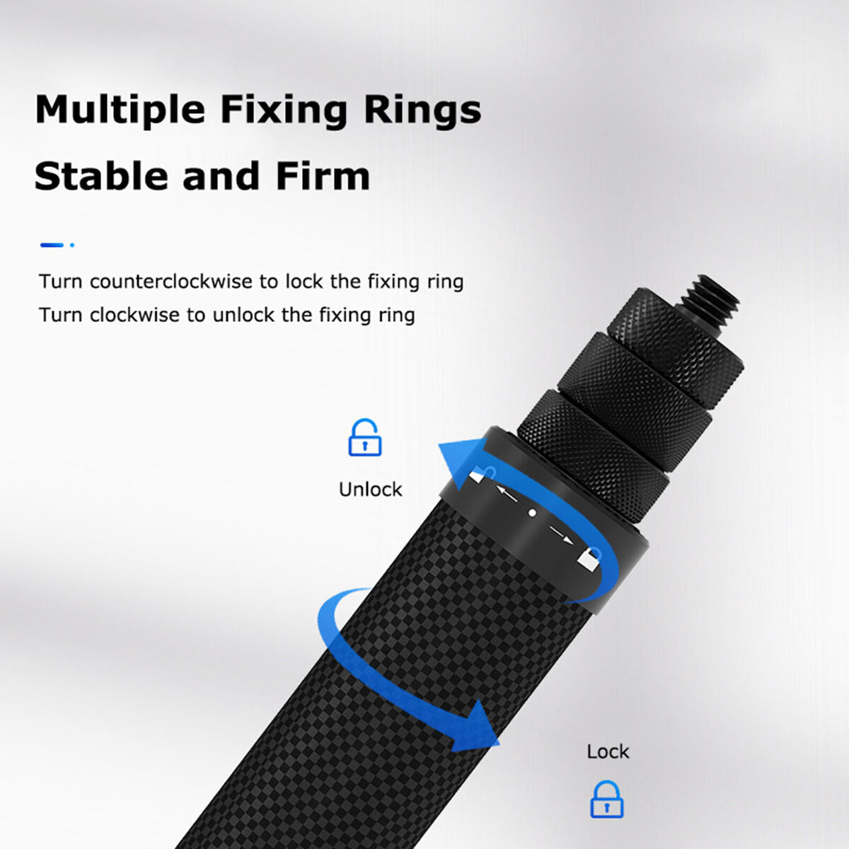 Selfie Stick 1.16 m Super Long Mobile Phone Holder Anti-Shake Live Support Stand