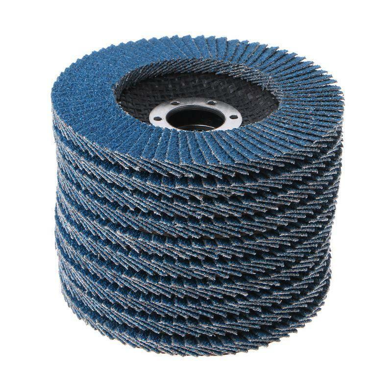 10PCS Professional Flap Discs 115mm 4.5 Inch Sanding Discs 40 Grit Grinding For