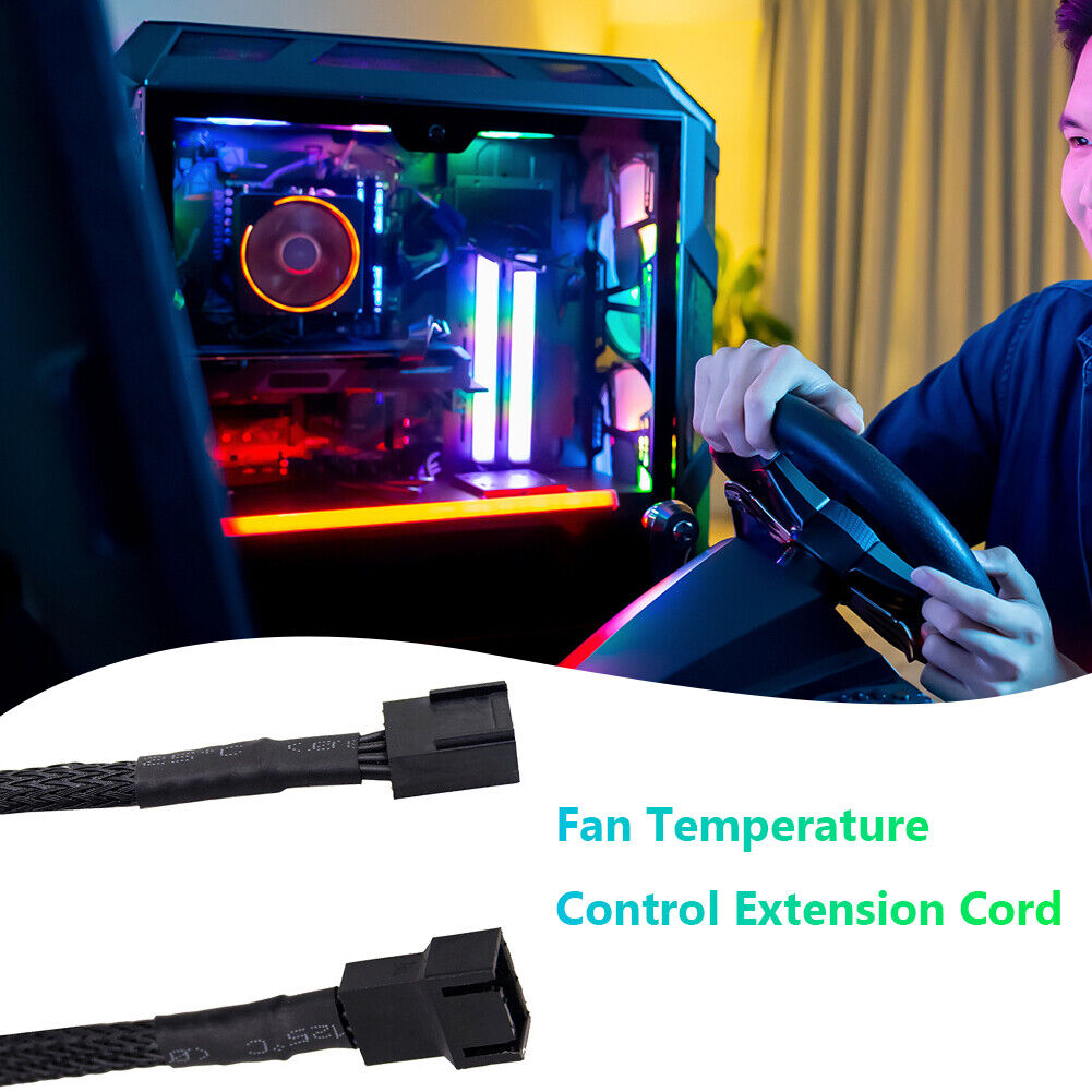 30cm 4 Pin Motherboard PC Computer Case CPU Fan Extension Adapter Cable