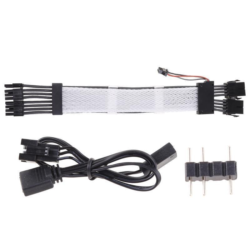 ATX8 Pin RGB Extension 5V 3-Pin ARGB Sync Power Cord for Cable Management