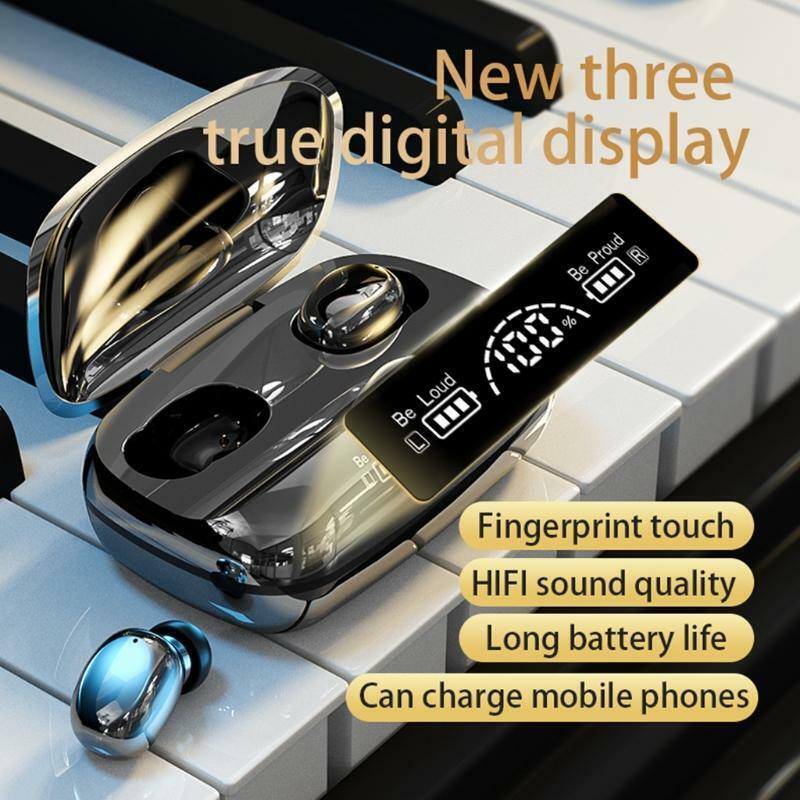 Wireless 5.2 Earbuds Automatic Pairing Stero Hifi Sound Charge for Mobile Phone