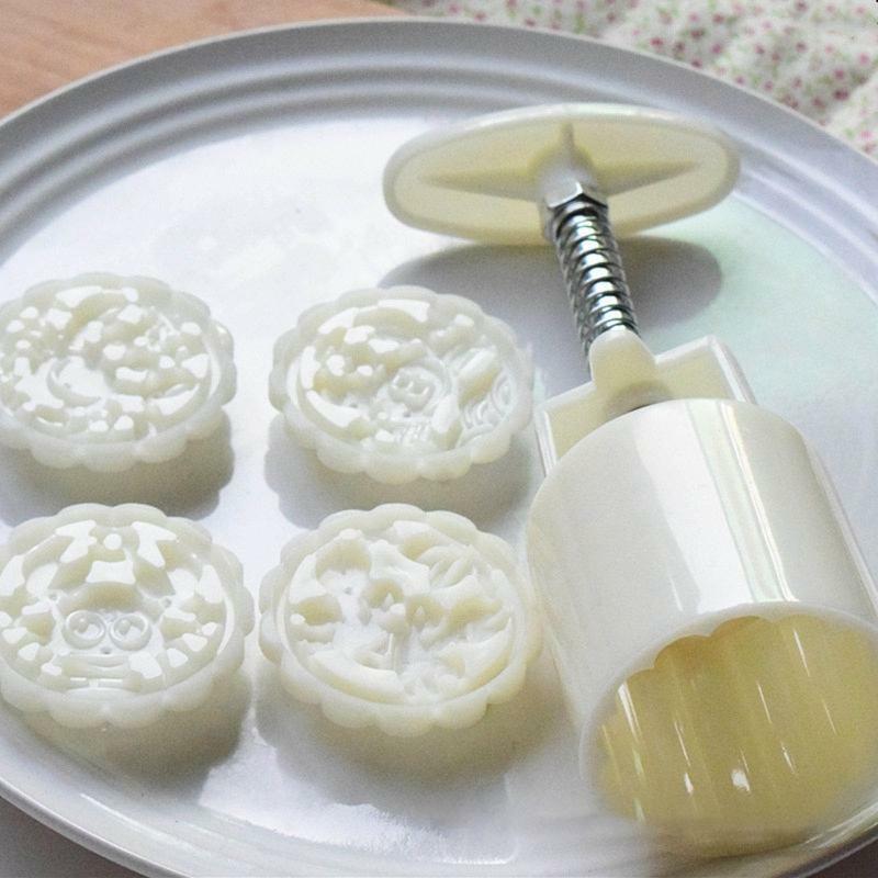 Moon Cake Mold Cookie Stamps Moon Cake Maker Mid-Autumn Festival DIY Pastry 50g