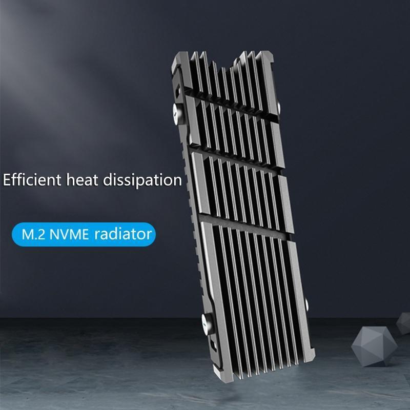 Aluminum M.2 NVME SSD Heat Sink Supports M.2 NVME SSD 2280 Desktop Dedicated