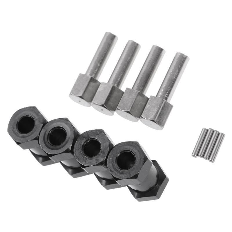 4PCS 1/10 RC Rock Crawler Aluminum 20MM Alloy Hub HEX 12MM SCX10 D90