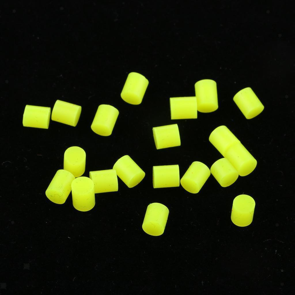 20 Pcs Fishing Floating Beads Float Stopper Float Tackles Yellow