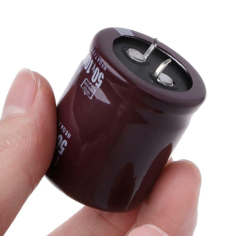 10000uF 50V Power Electrolytic Capacitor 10MF Snap Fit Snap In -40°C to +105°C