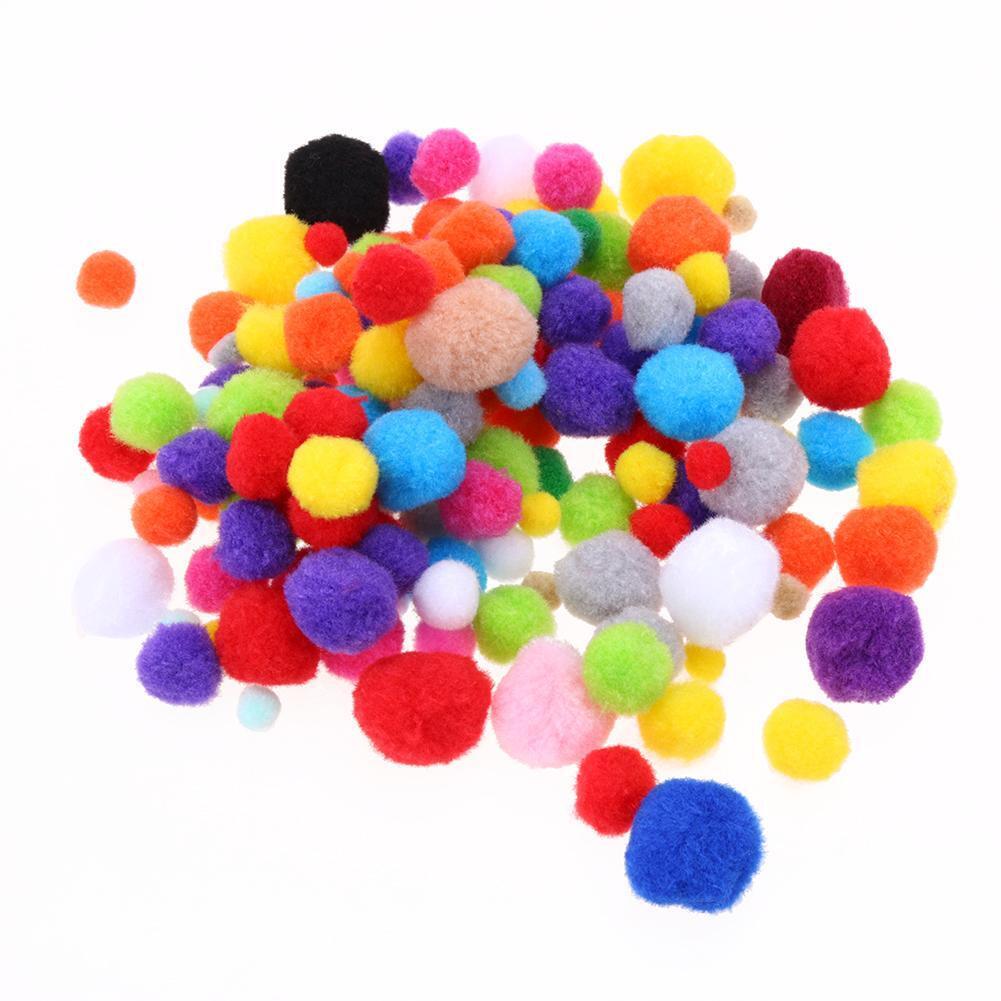 Fluffy Ball Pom Pom Ball Hair Ball Sewing Garland Craft(30mm/50pcs)