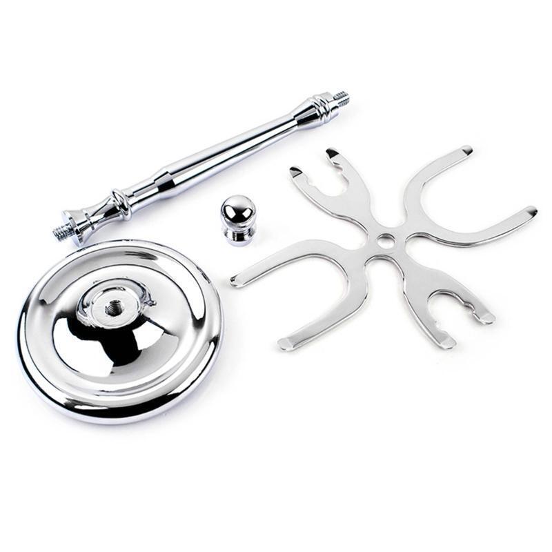 Men Zinc Alloy Razor Holder Shaver Brush Stand Bracket Metal Support Shelf