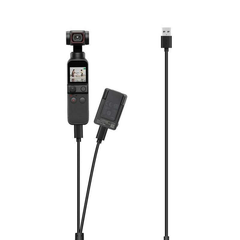 For Osmo Pocket 2 Gimbal Handle Stabilizer Accessories Microphone Charging Cable
