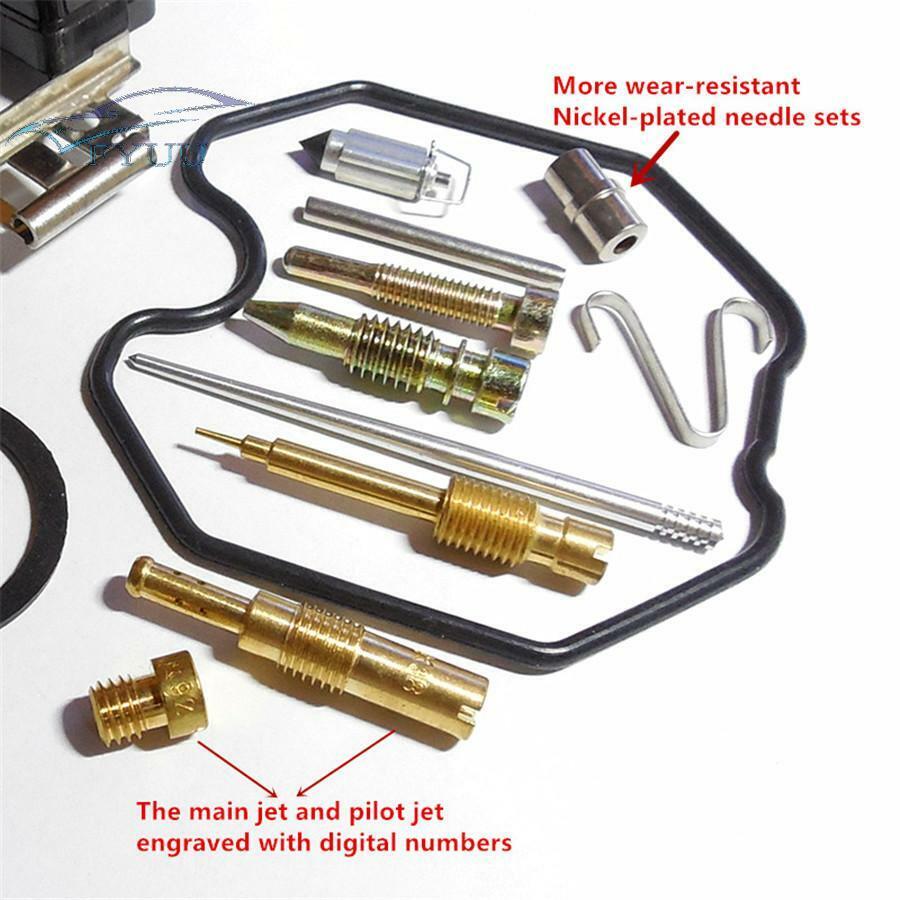 PZ30 Carburetor Repair Kit w/Nickel-Plated Nozzle For For CG250CC ATV Motorcycle