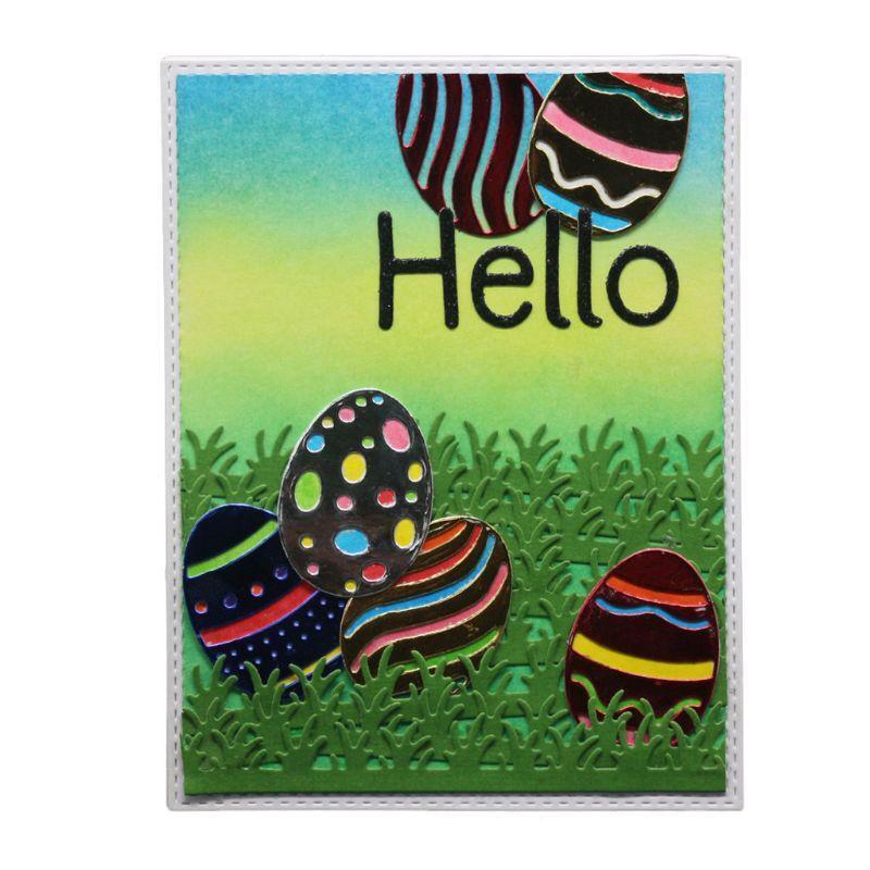 Egg Metal Cutting Dies Stencil DIY Scrapbooking Album Stamp Paper Card Embossing