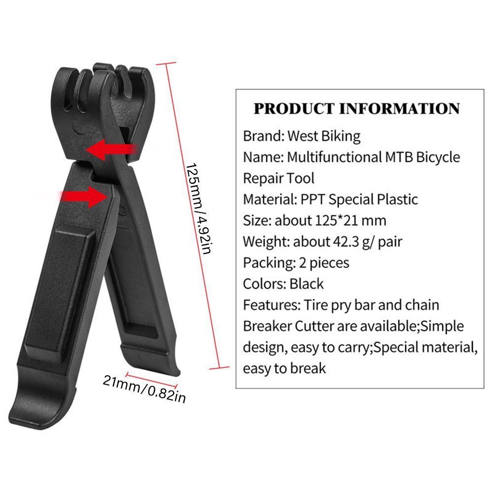 Multi-function Tire Lever Road Bike Tire Chipping Bicycle Repair Tools