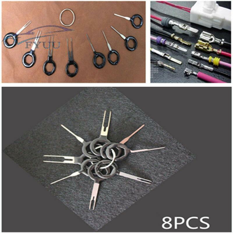 8X Automotive Terminal Removal Wiring Connector Extractor Puller Release Pin