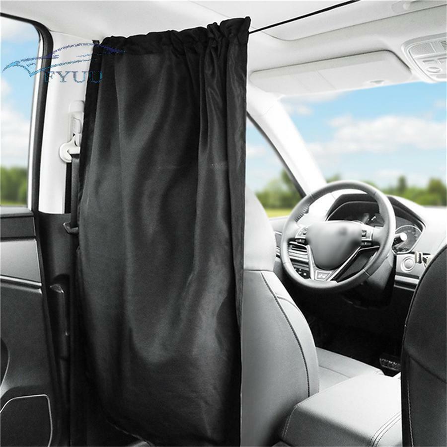 2 Pcs 95x120cm Taxi Car Isolation Curtain Partition Protection Curtain Sun Shade