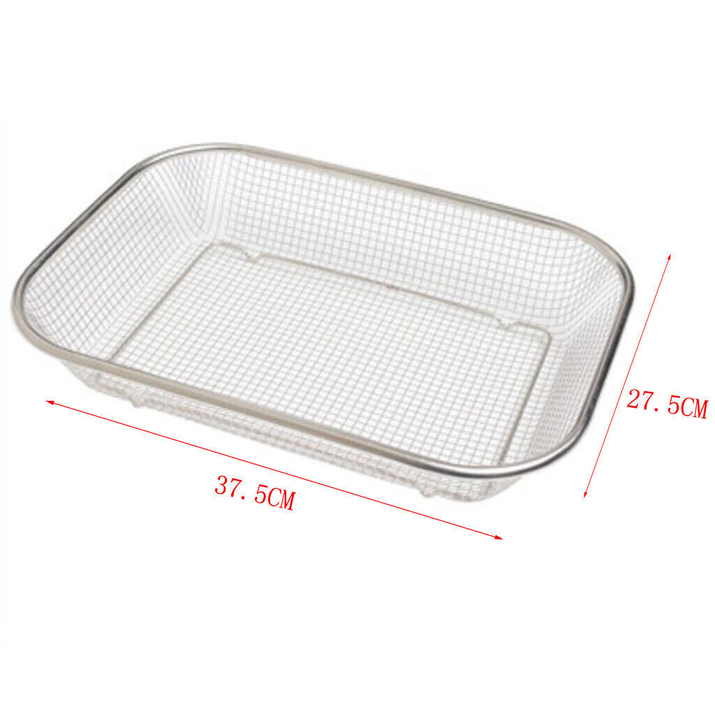 Dish Drainer Rack Storage Drip Tray Sink Drying Wire Plate Strainer Large