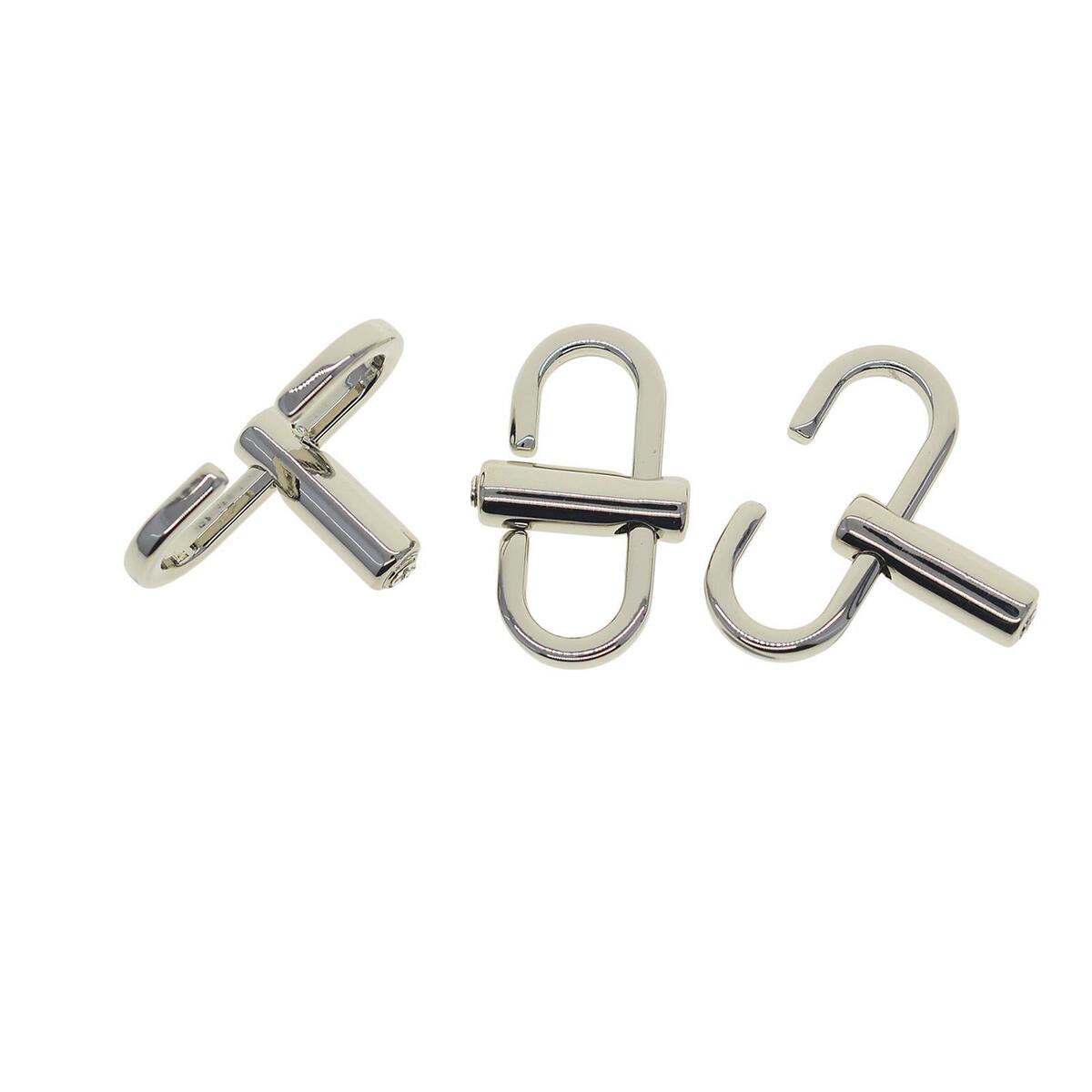 12Pcs Mixed Adjustable Metal Buckles Chain   Strap Shortener