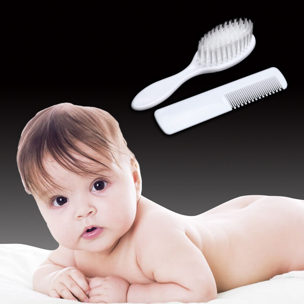 ABS Newborn Baby Hair Brush Soft Infant Comb Head Scalp Massager Tool Set