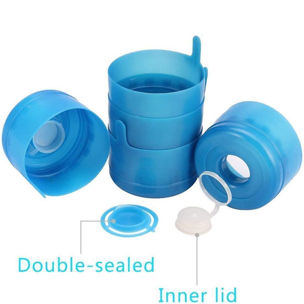 Anti Splash Non-Spill Bucket Lid Water Jug Cap Reusable Water Bottle Snap