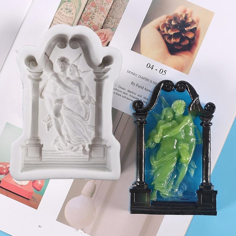 Male Female Angel Silicone Candle Mold Handmade Soap Molds Candy Chocolate Mould