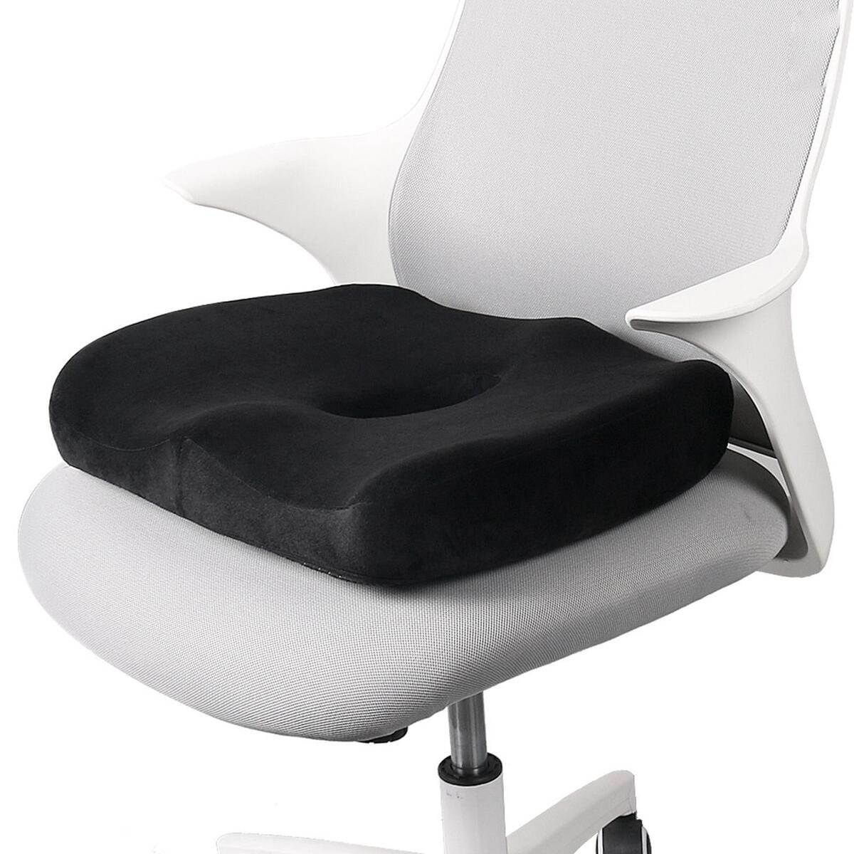 Memory Foam Seats Cushion Removable with Zipper for Office Chairs Travel