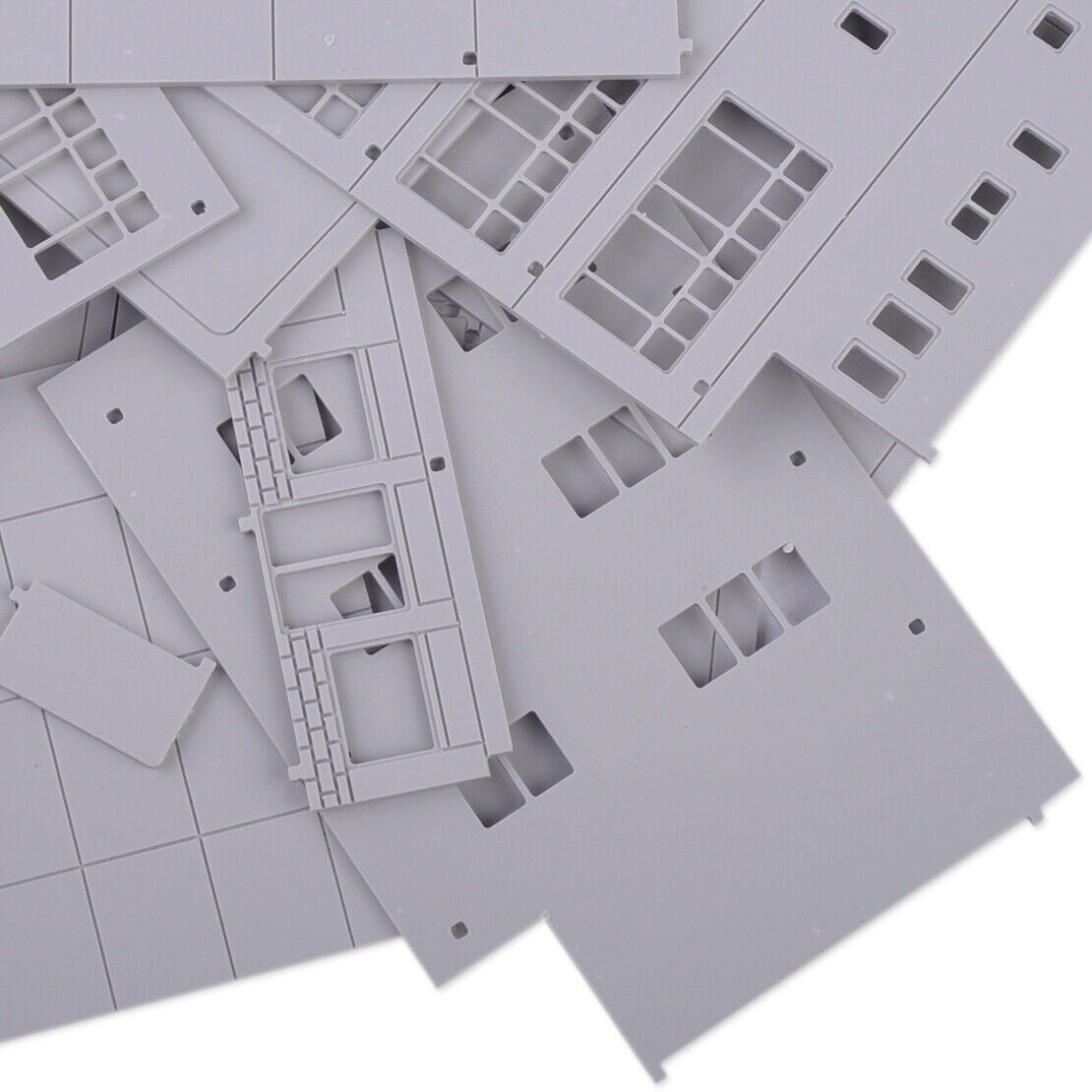 1:150 Scale Railway Outland Modern 4-Story Office City Building Apartment Li