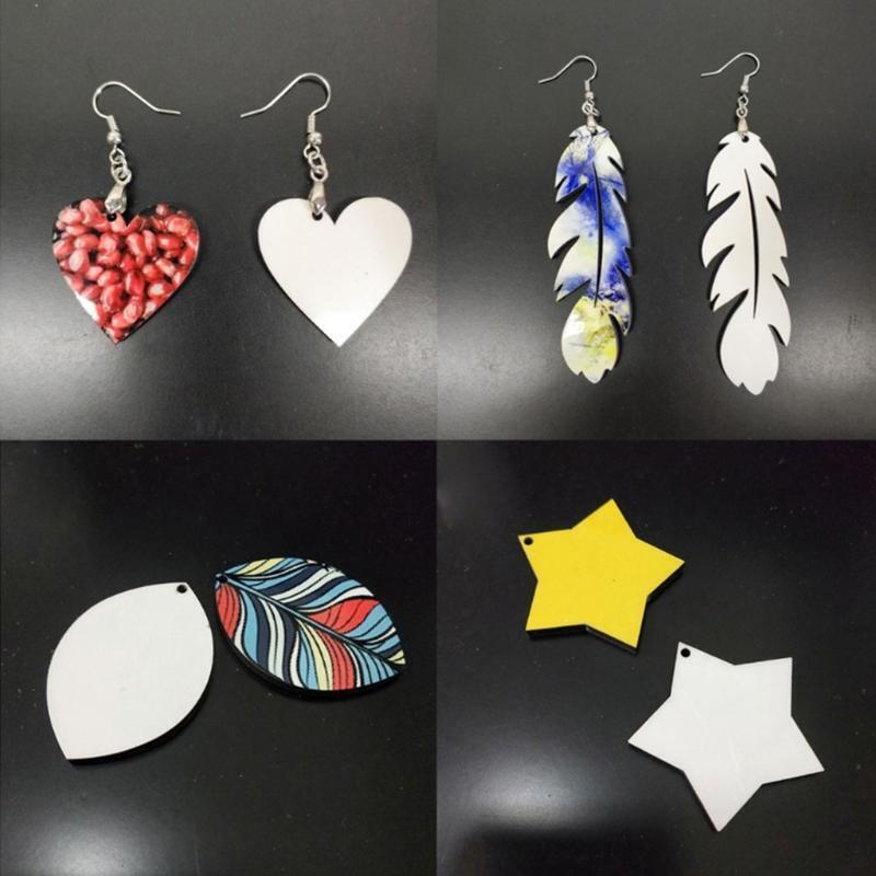 16 Pairs Sublimation Blank Keychains Thermal Transfer Key Chain Keyrings Key Tag
