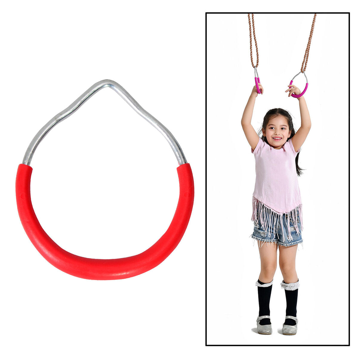 Gym Rings Bodybuilding Outdoor Swing Rings Yoga Rings Workout Accessories