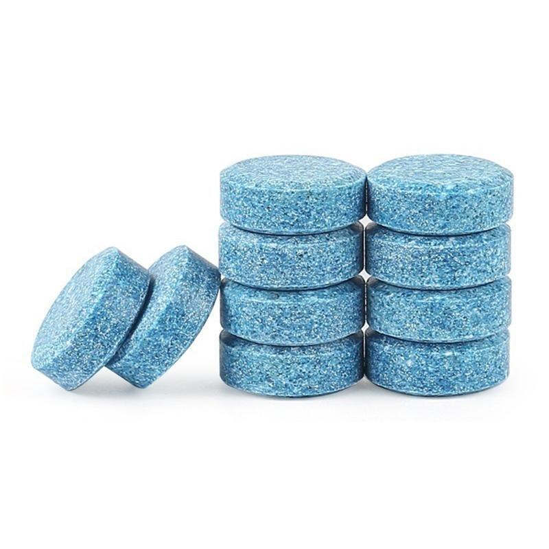 10 Pcs Auto Glass Washer Car Windshield Glass Washer Cleaner Pill Tablets